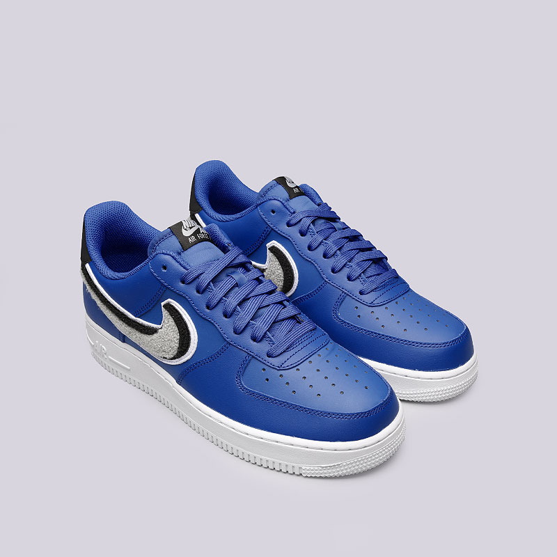 мужские синие кроссовки Nike Air Force 1 `07 LV8 823511-409 - цена, описание, фото 2